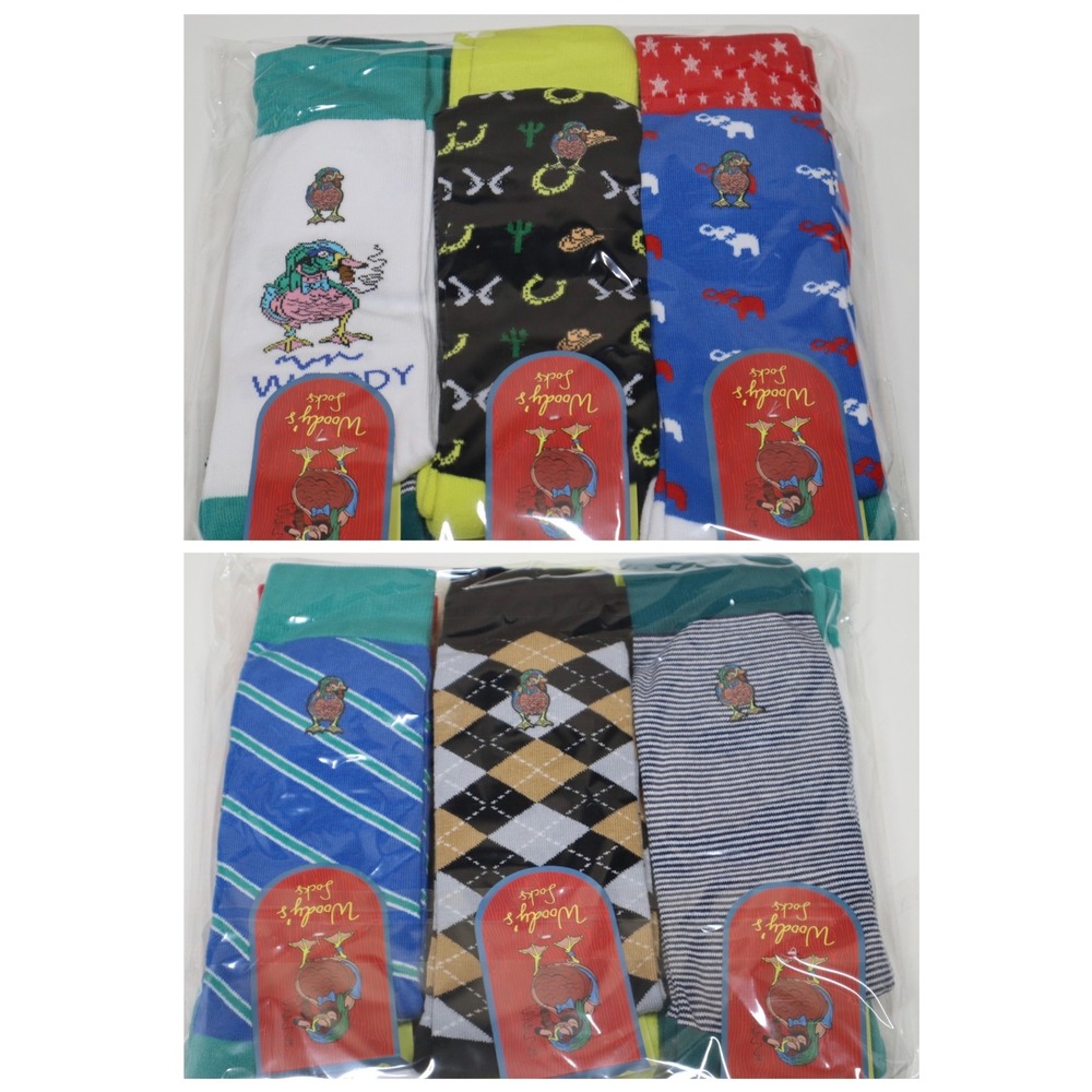 Woody's Men's 6 pack of Socks‎
